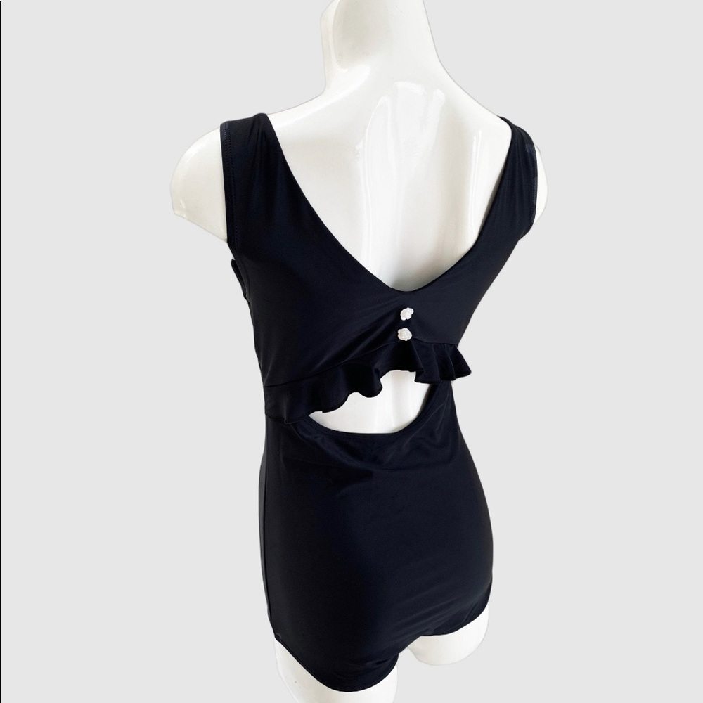 One Piece Swimsuit with Ruffle Details